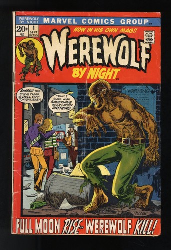 Werewolf night 1 - by, (1972)