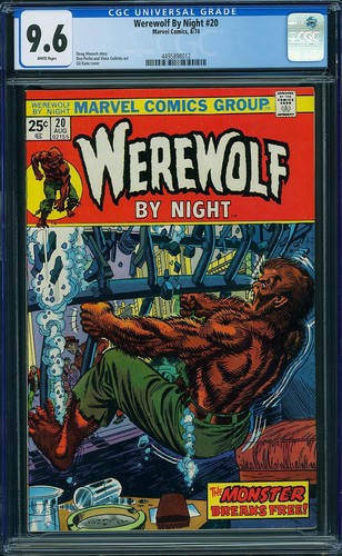 Werewolf night cgc 9 - 20, 9.6